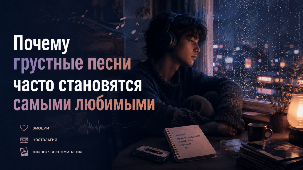 Почему грустные песни часто становятся самыми любимыми