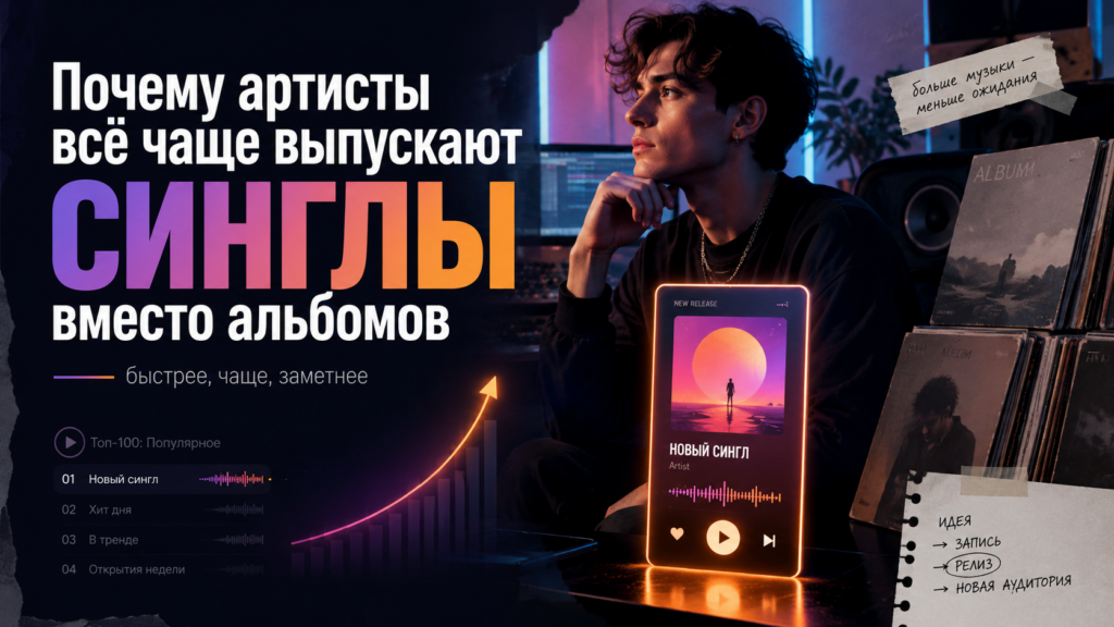 Почему артисты всё чаще выпускают синглы вместо альбомов