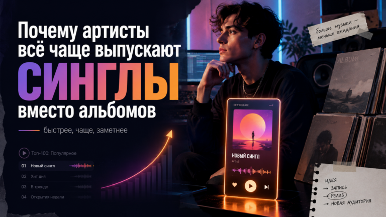 Почему артисты всё чаще выпускают синглы вместо альбомов